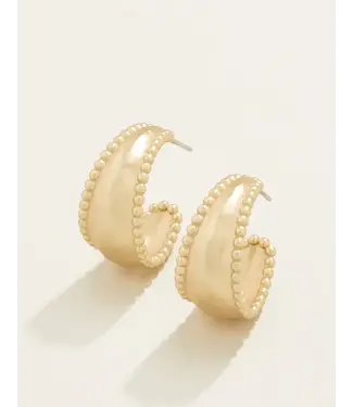 Spartina MILLY HOOP EARRINGS GOLD