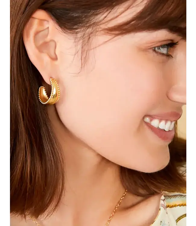 MILLY HOOP EARRINGS GOLD