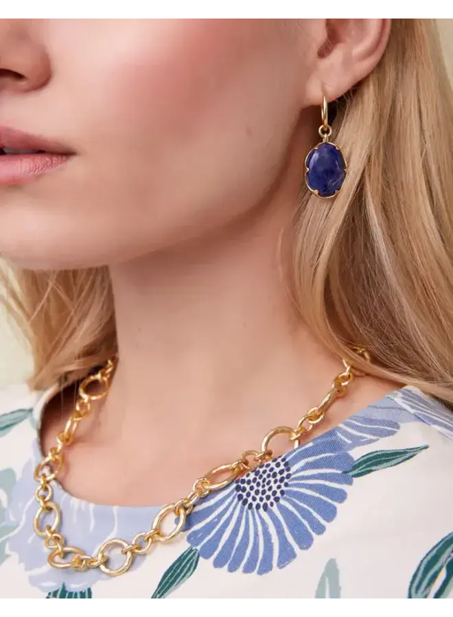 DeVaul Chain Toggle Necklace  18" Gold