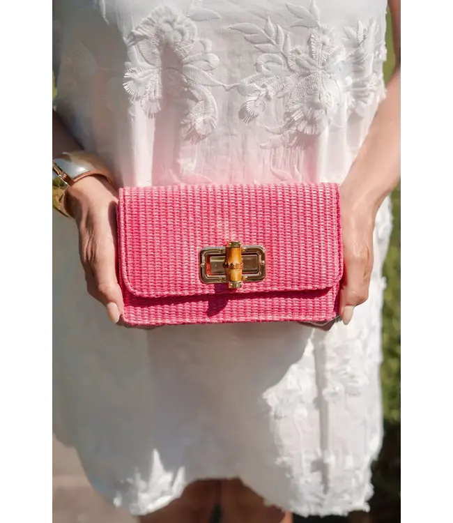 LISI LERCH LILLY PINK  CLUTCH