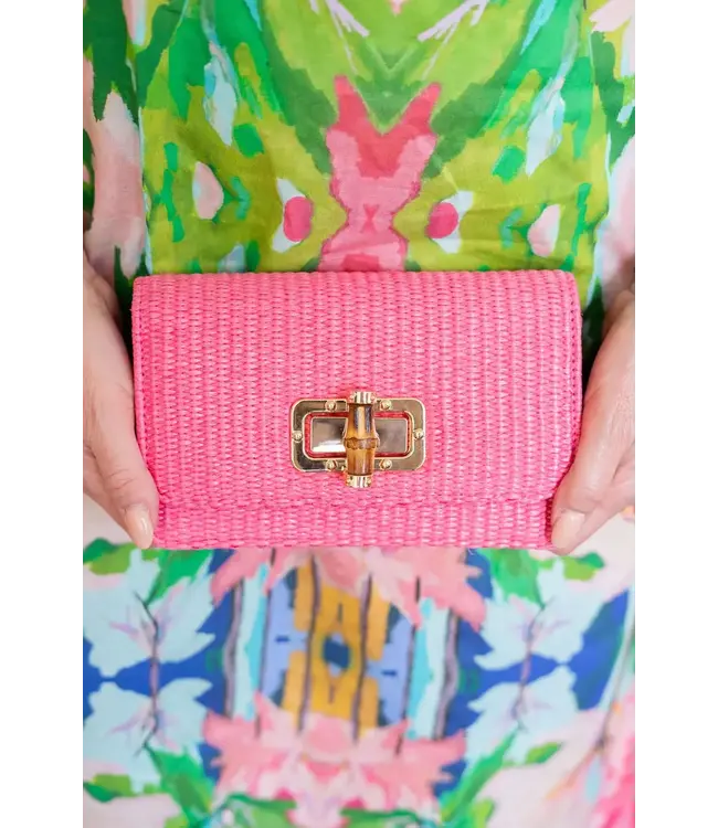 LISI LERCH LILLY PINK  CLUTCH