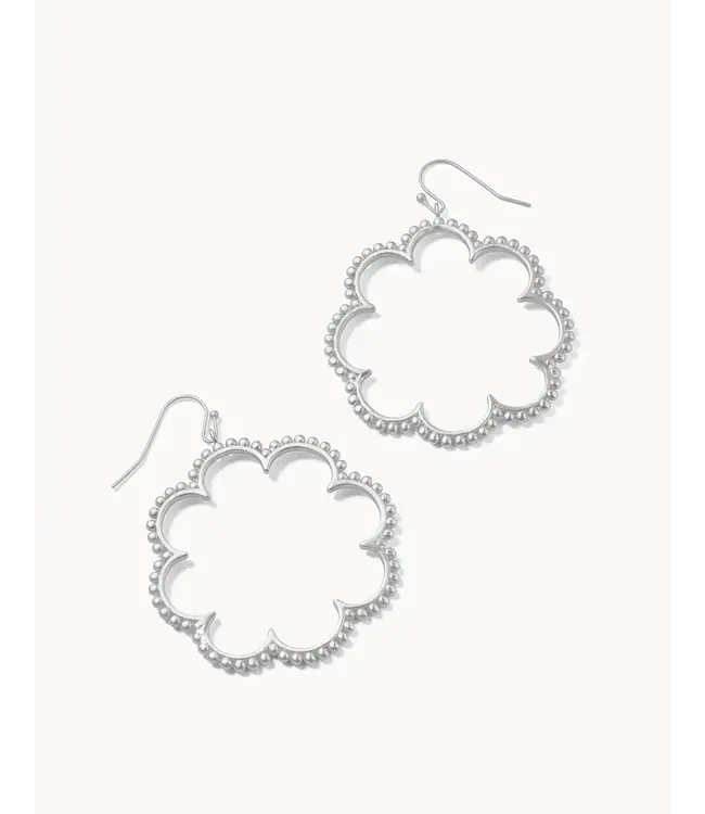 Spartina DOTTED DAISY EARRINGS SILVER
