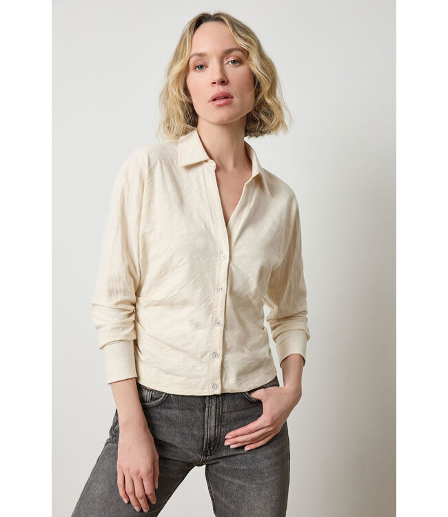 Lilla P SIDE PLEAT BUTTON DOWN