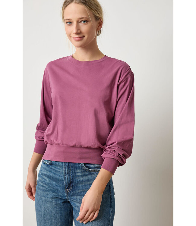 Lilla P RIBBED TRIM EASY CREW