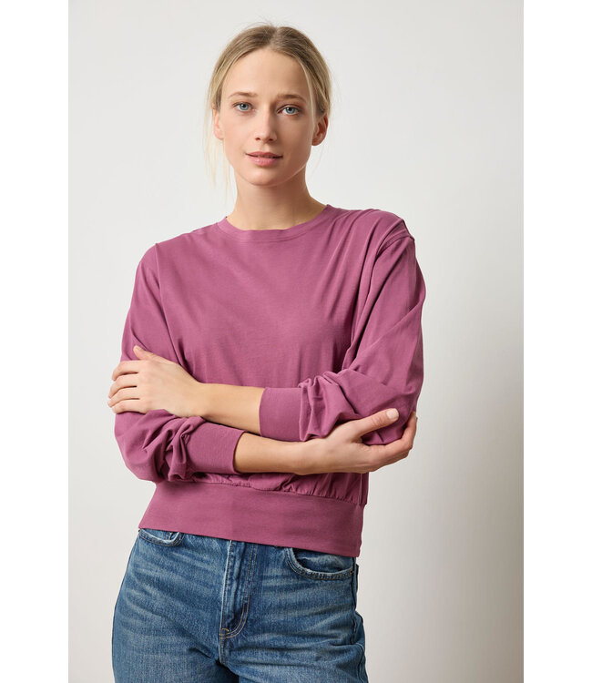 Lilla P RIBBED TRIM EASY CREW