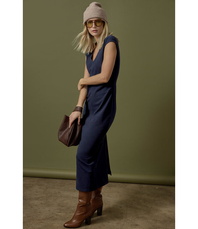 SIDE TUCK MAXI DRESS