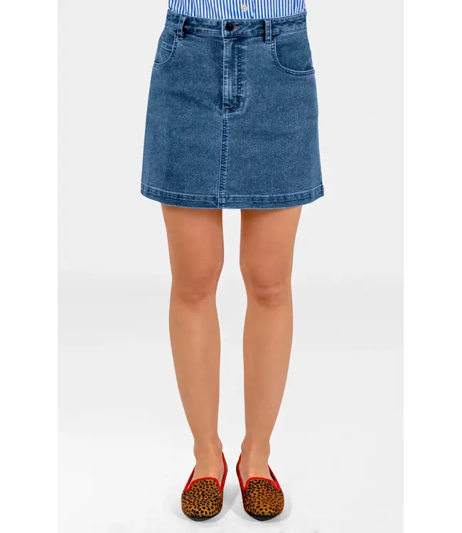 Gretchen Scott Mighty Cute Denim Skirt - Mini