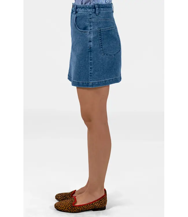 Gretchen Scott Mighty Cute Denim Skirt - Mini