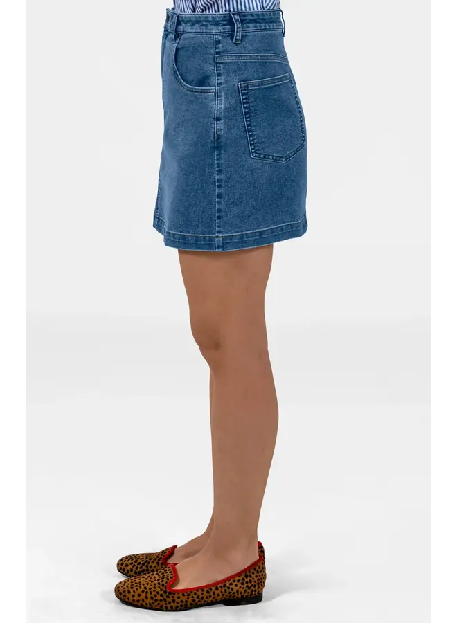 Mighty Cute Denim Skirt - Mini