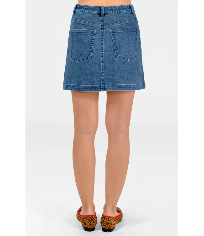Gretchen Scott Mighty Cute Denim Skirt - Mini