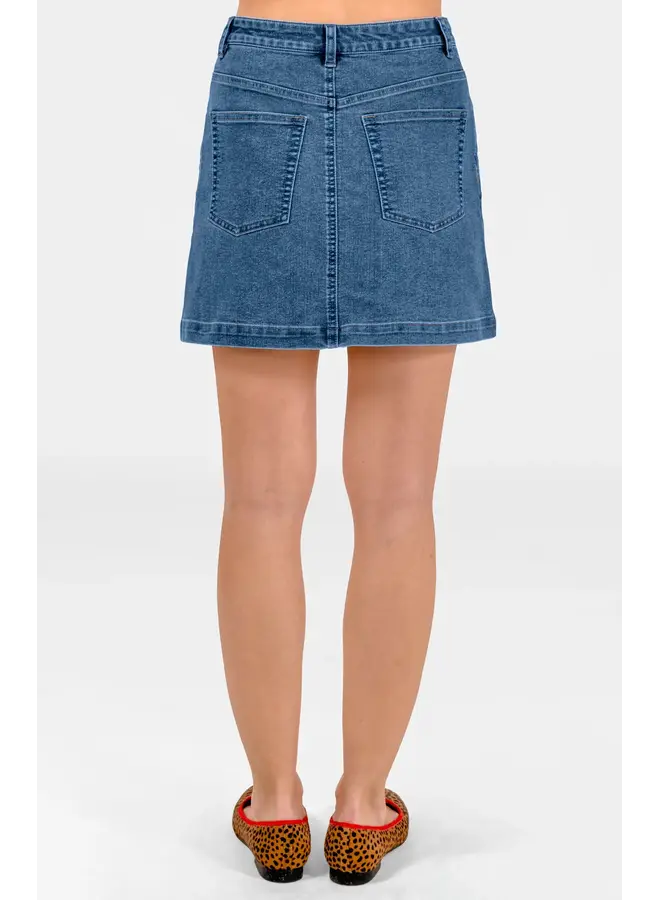 Mighty Cute Denim Skirt - Mini