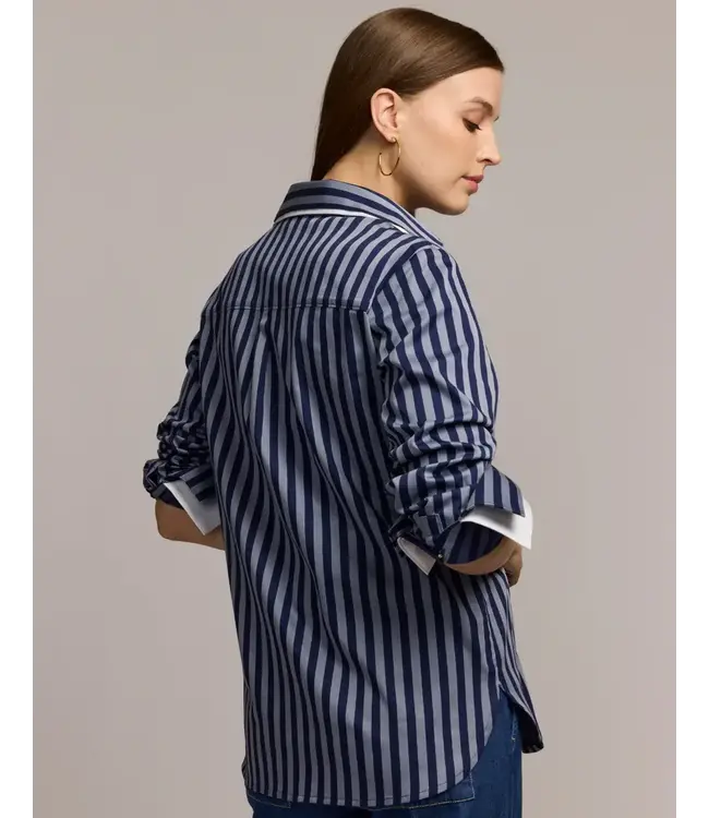 HINSON WU Margot Long Sleeve Stripe Shirt