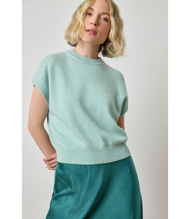 Lilla P BANDED BOTTOM WEDGE SWEATER