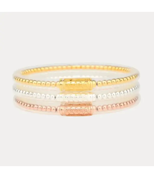 BuDhaGirl All Weather Bangles® (Set of 3) - Serenity Prayer