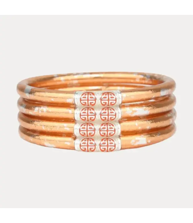 BuDhaGirl KOI Peche All Weather Bangles® (AWB®) - Set of 4