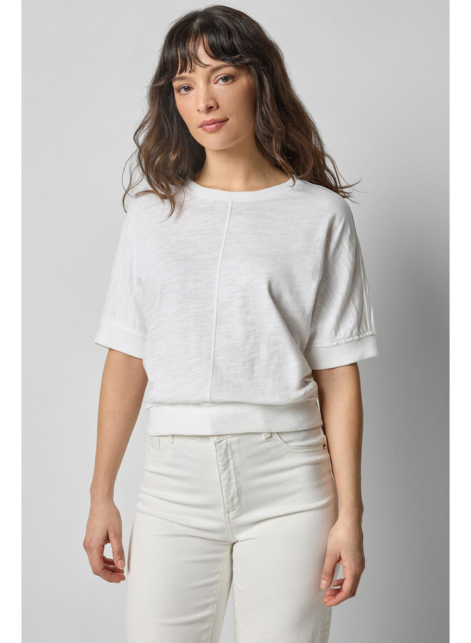 Rib Trim Short Sleeve