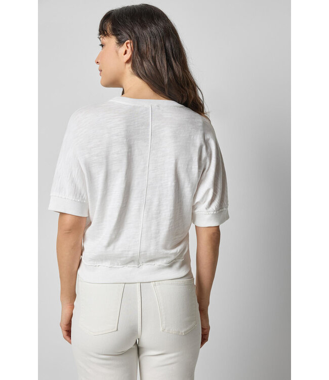 Rib Trim Short Sleeve