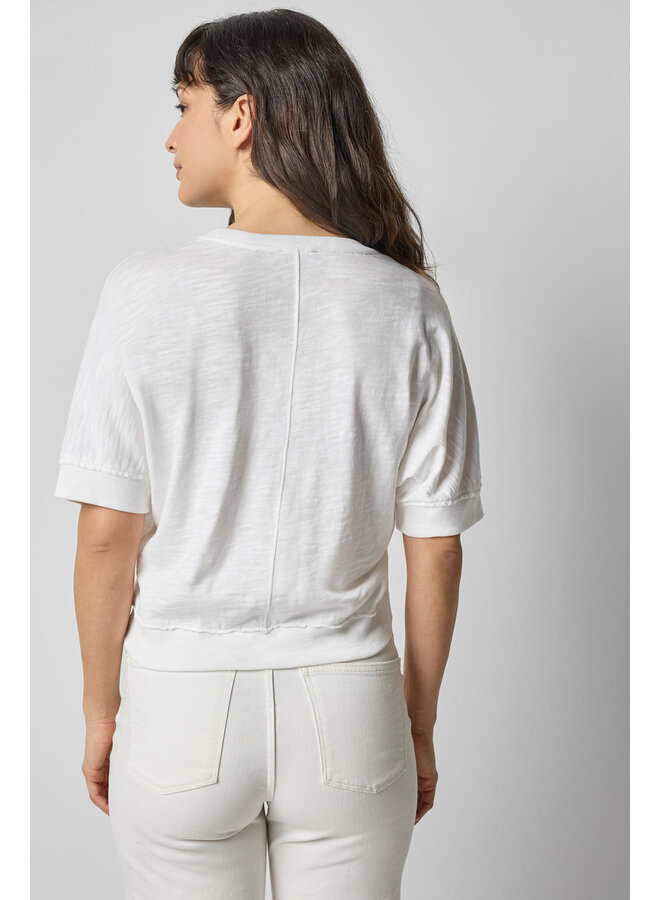 Rib Trim Short Sleeve