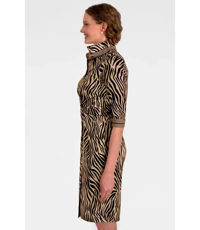 Twist & Shout Dress - Animal Instincts