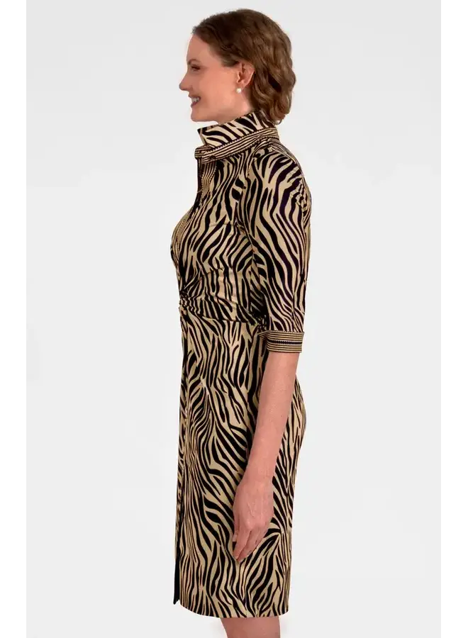 Twist & Shout Dress - Animal Instincts