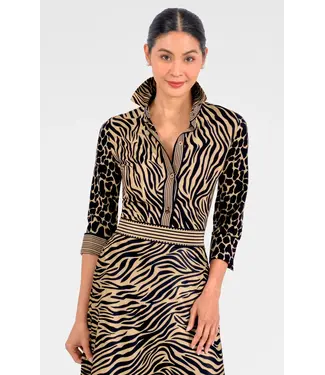 Gretchen Scott Boyfriend Shirt - Animal Instincts