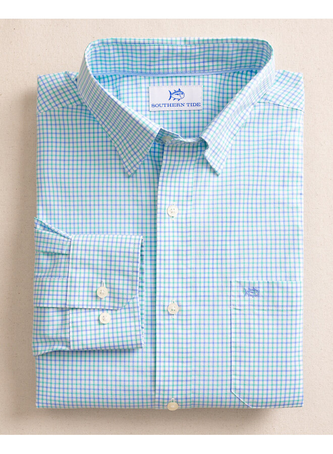 M LS Charleston Summerton Plaid Sportshirt