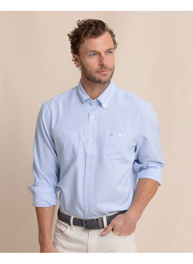M LS Southern Tide Dock Shirt