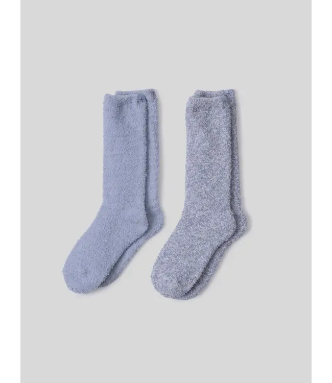 Barefoot Dreams COZYCHIC 2 PAIR SOCK SET ONE SIZE