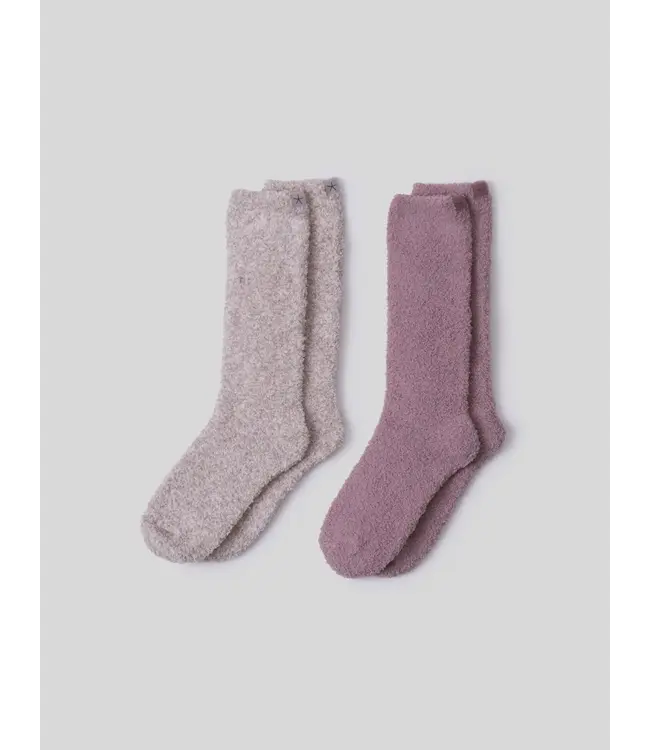 Barefoot Dreams COZYCHIC 2 PAIR SOCK SET ONE SIZE