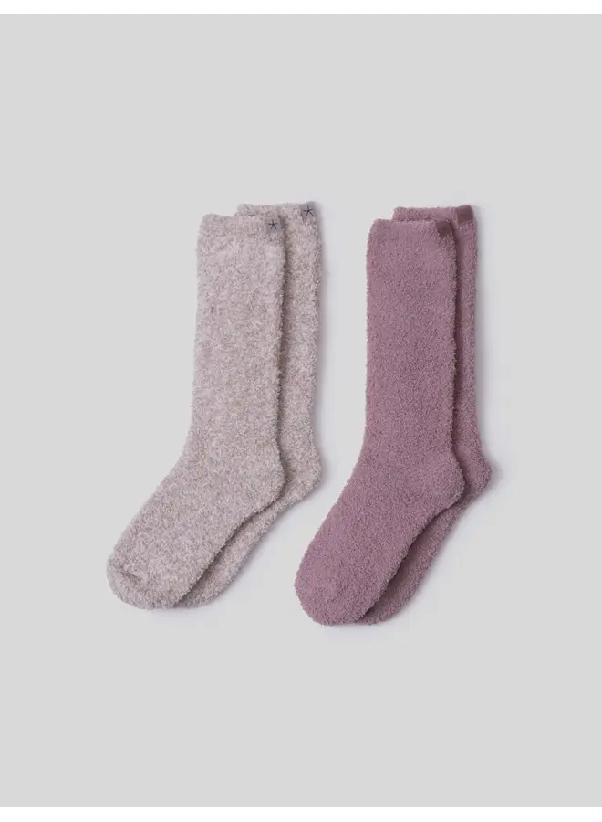 COZYCHIC 2 PAIR SOCK SET ONE SIZE
