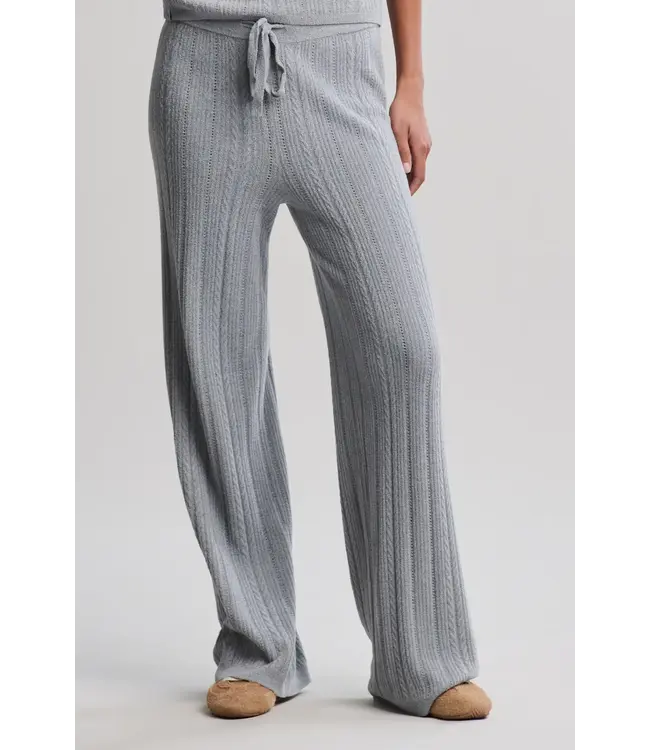 Barefoot Dreams CCUL Cable Knit  Ankle Pant