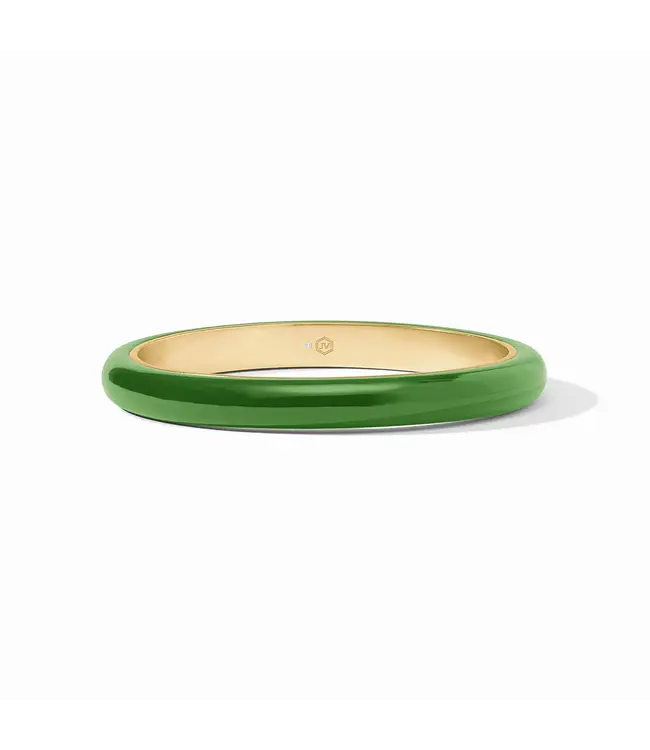 Julie Vos Madison Statement Bangle - Carnaby-Palmetto Green-M