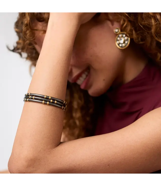 Julie Vos Tribeca Stacking Bangle-Mixed Metal- M