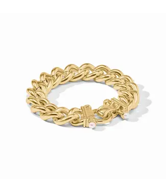 Julie Vos Dolce Link Bracelet-Pearl-L