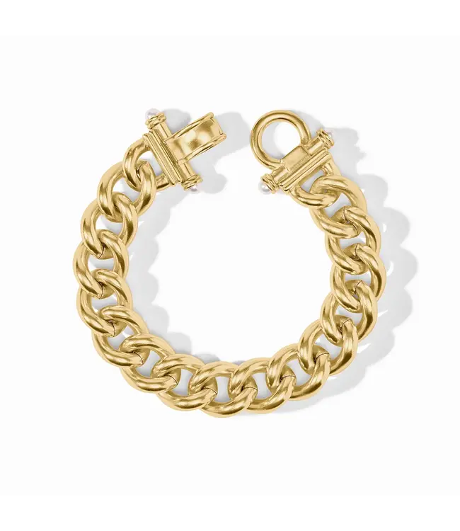 Dolce Link Bracelet-Pearl-L