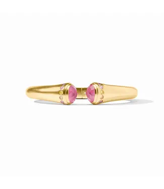 Julie Vos Rainbow Demi Cuff-Iridescent Tourmaline Pink-OS
