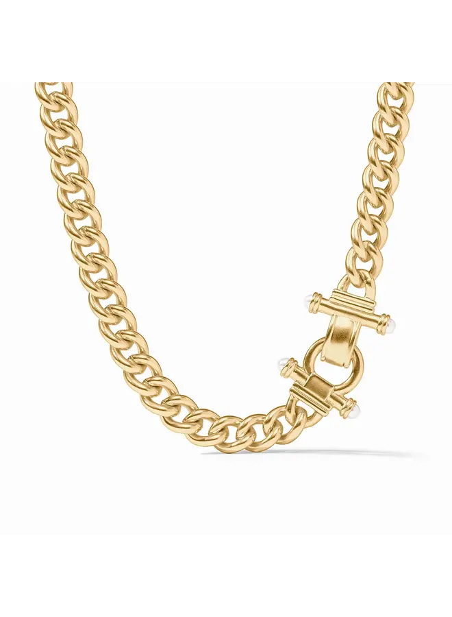 Dolce Demi Link Necklace-Pearl