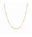 Solara Delicate Station Necklace - 18.5 in gold
