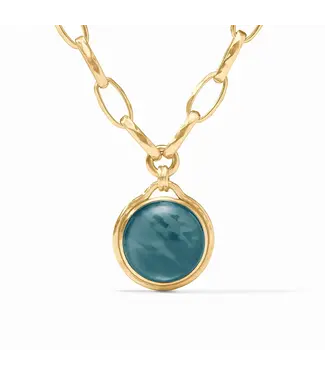 Julie Vos Solara Statement Necklace-Iridescent Montana Blue