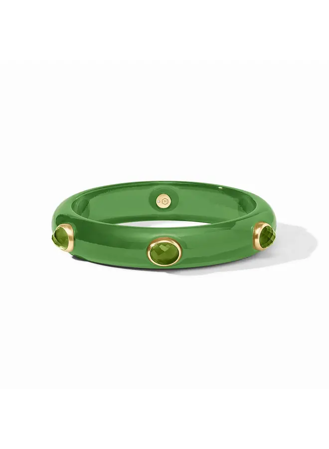 Carnaby Stone Bangle-Palmetto Green-M