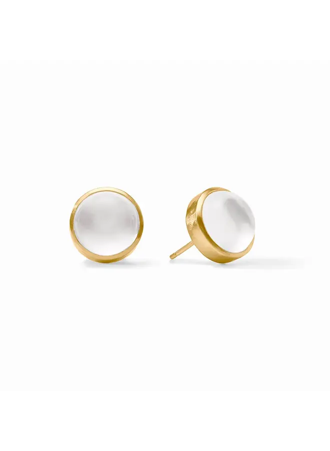 Solara Stone Stud-Iridescent Clear Crystal-OS