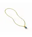 Solara Solitaire Necklace-Iridescent Montana Blue