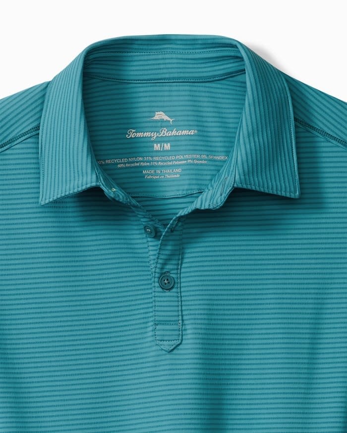 トップス theory Wave Boucle Cap Sleeve Polo Shirt theory Wave