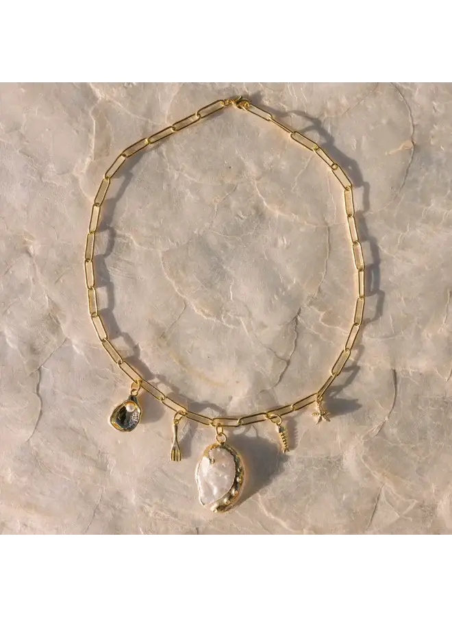 COASTAL CAVIAR NECKLACE