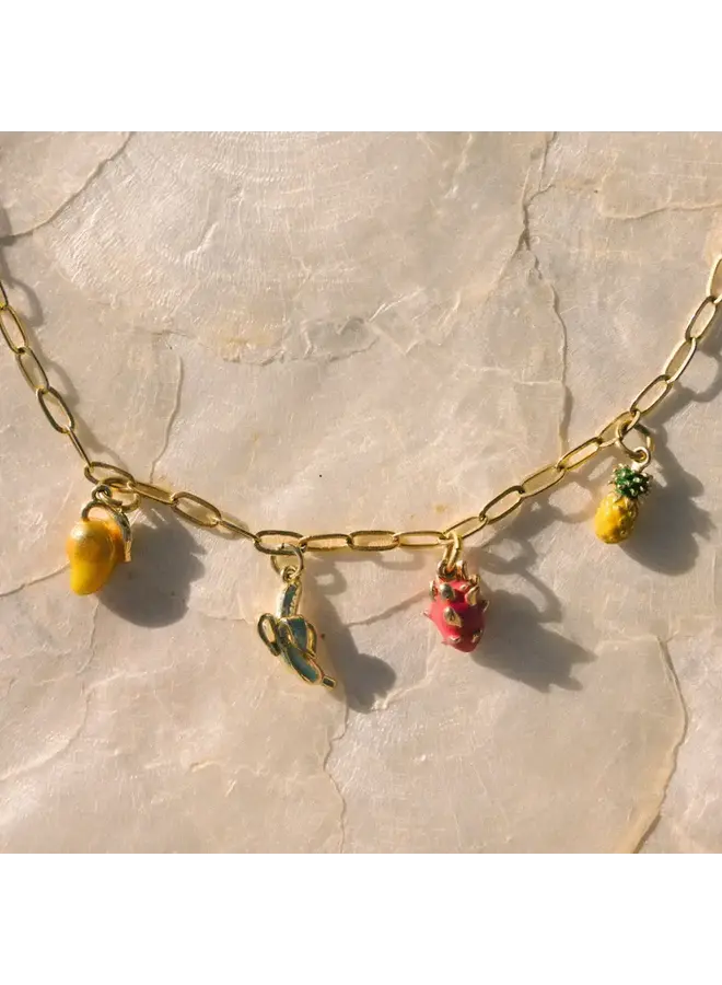 PASSIONFRUIT CHARM NECKLACE