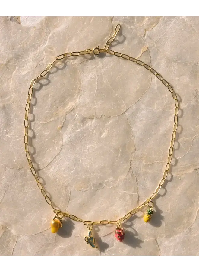 PASSIONFRUIT CHARM NECKLACE