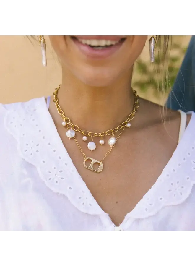 MOTHER OF PEARL NECKLACE