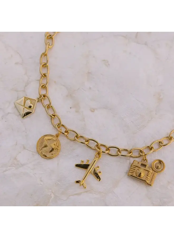 TRAVEL CHARM NECKLACE