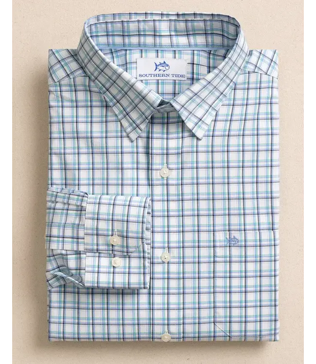 Southern Tide M LS Charleston Sawmill Plaid Sportshirt