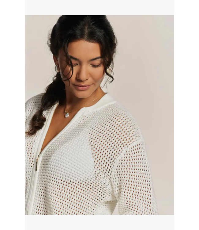 TORI RICHARD CLUBHOUSE KNITS UMI CARDIGAN